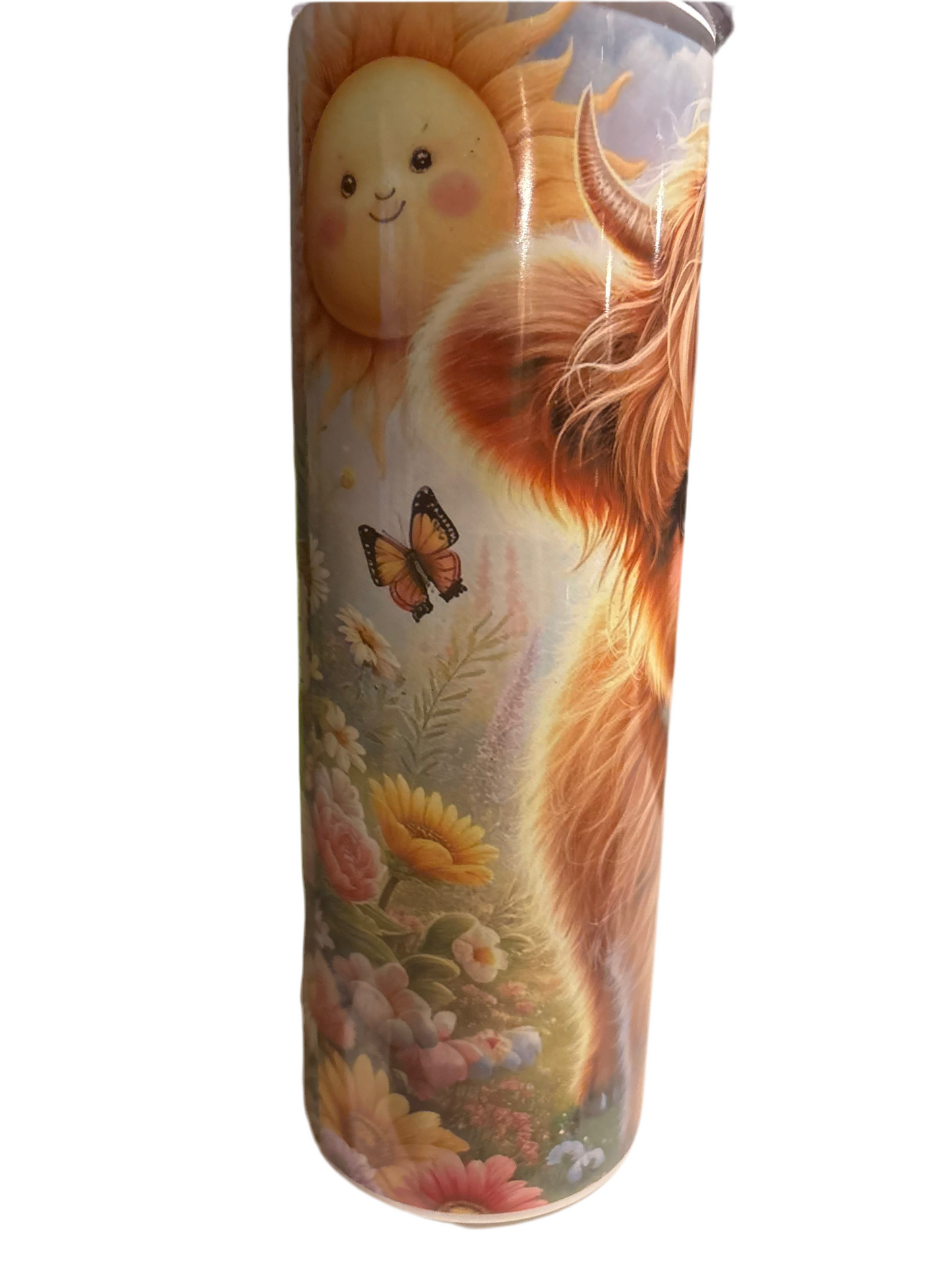 Highland Cow 20oz Southern tumbler