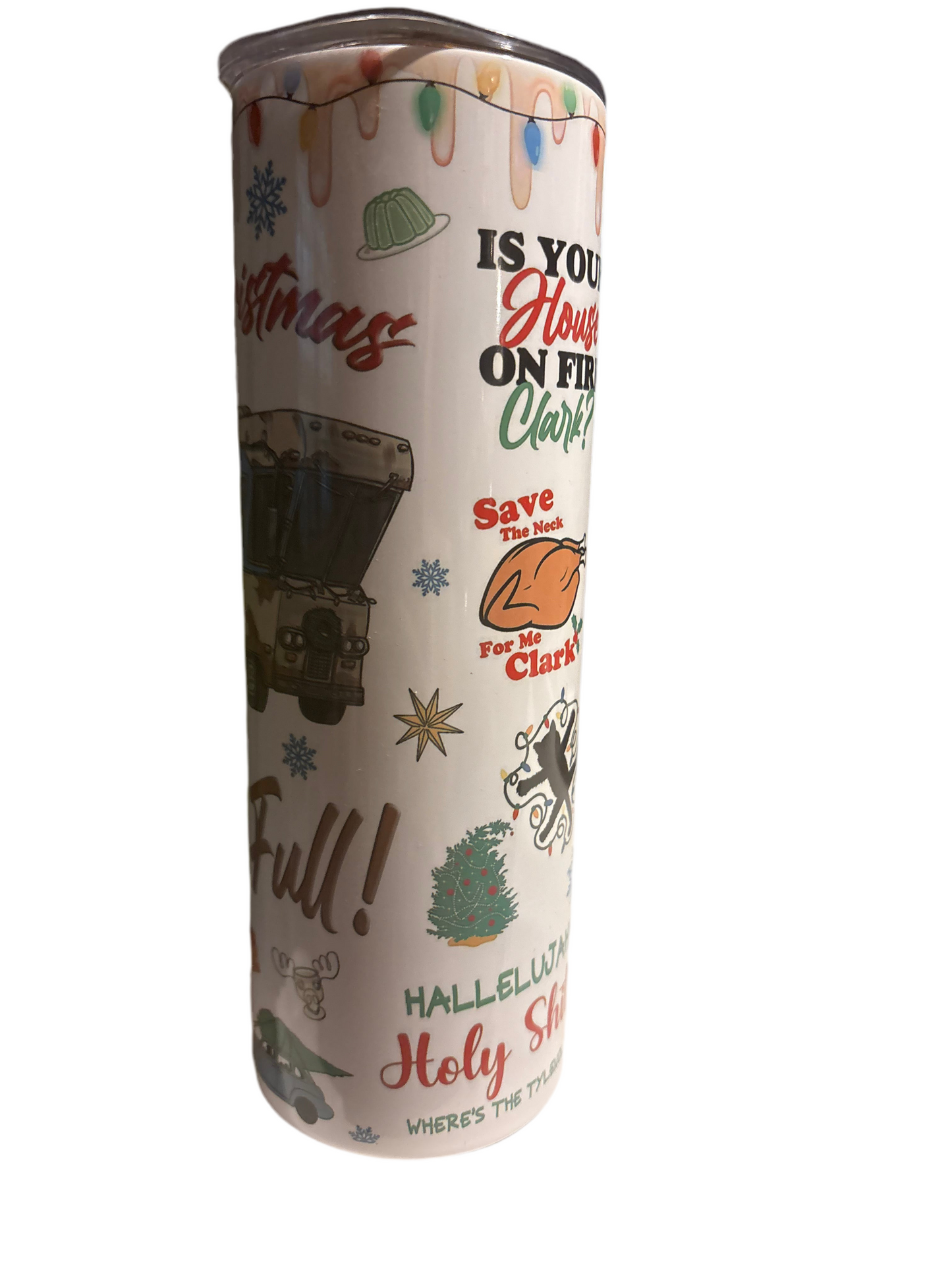 20oz Griswold Christmas tumbler