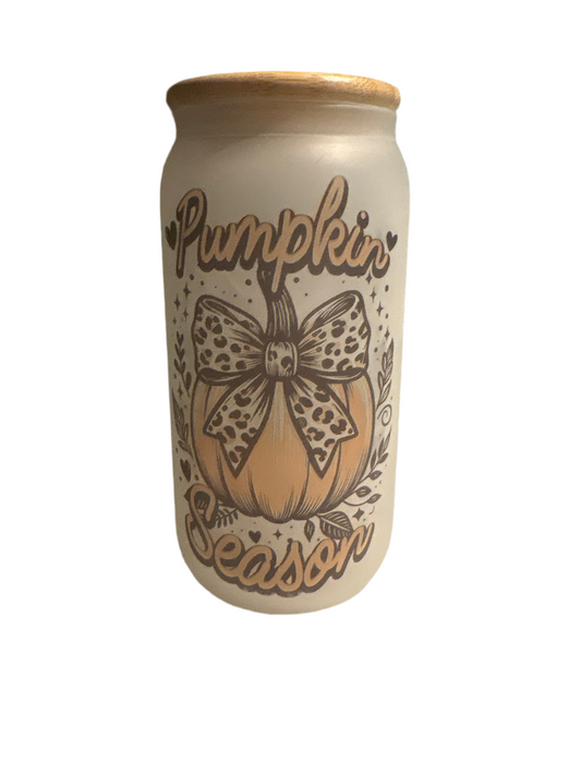 (Copy) Fall “Pumpkin” 16oz glass tumbler