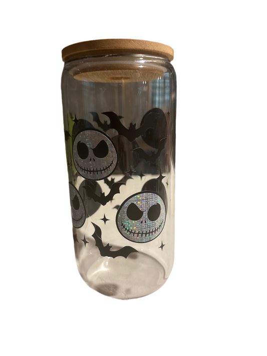 Nightmare before Christmas 16oz Glass Tumbler