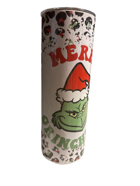20oz grinch Christmas tumbler