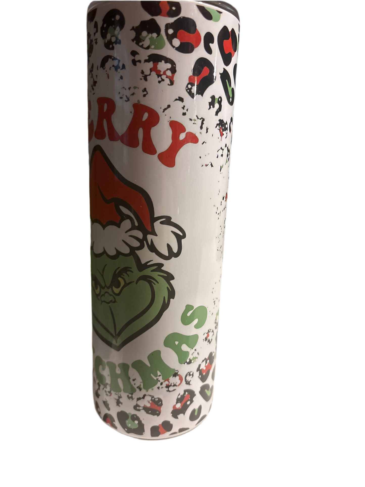 20oz grinch Christmas tumbler