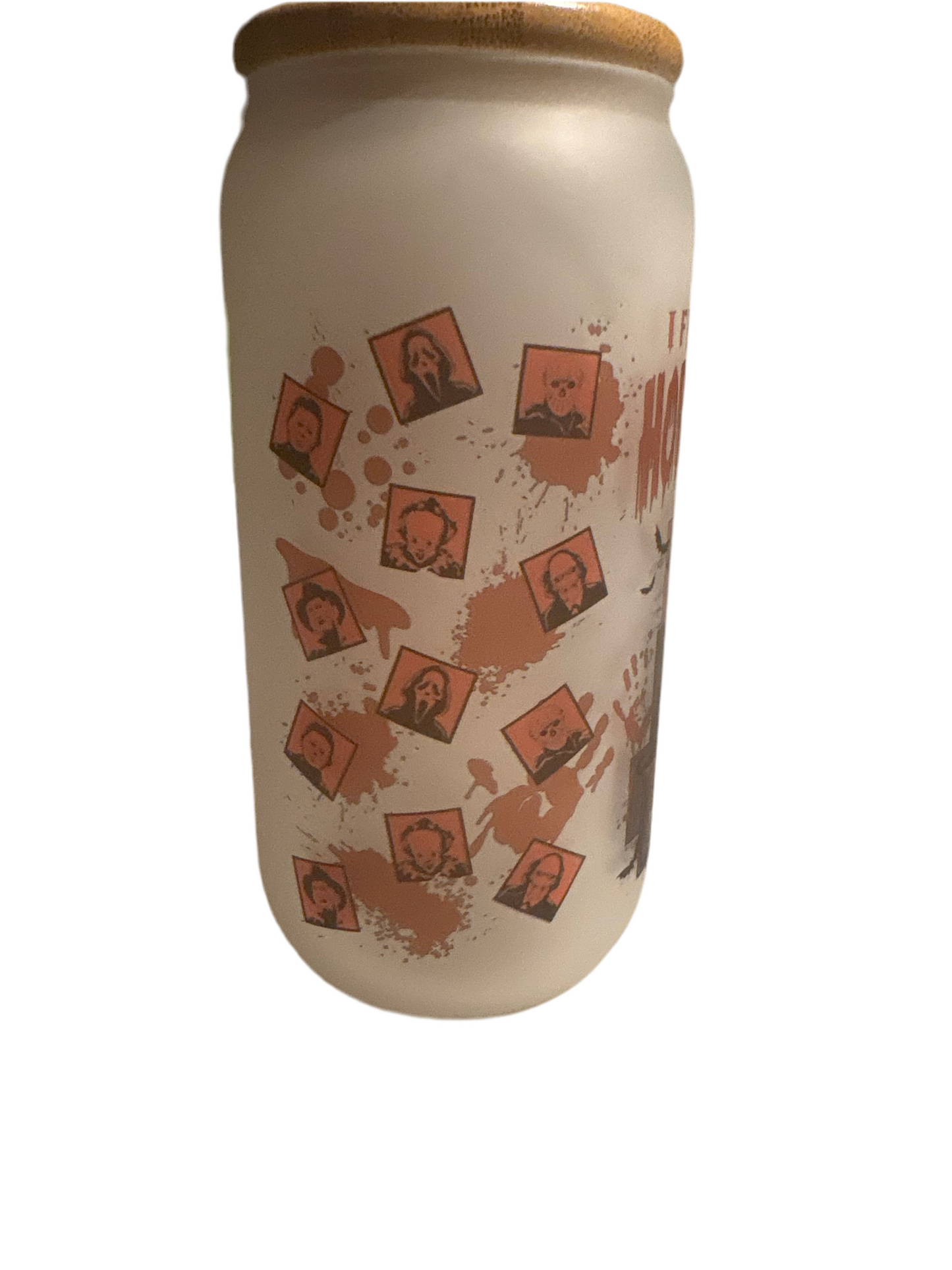 Halloween 20oz Glass tumbler