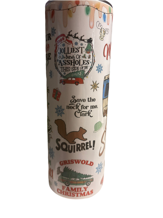 20oz Griswold Christmas tumbler