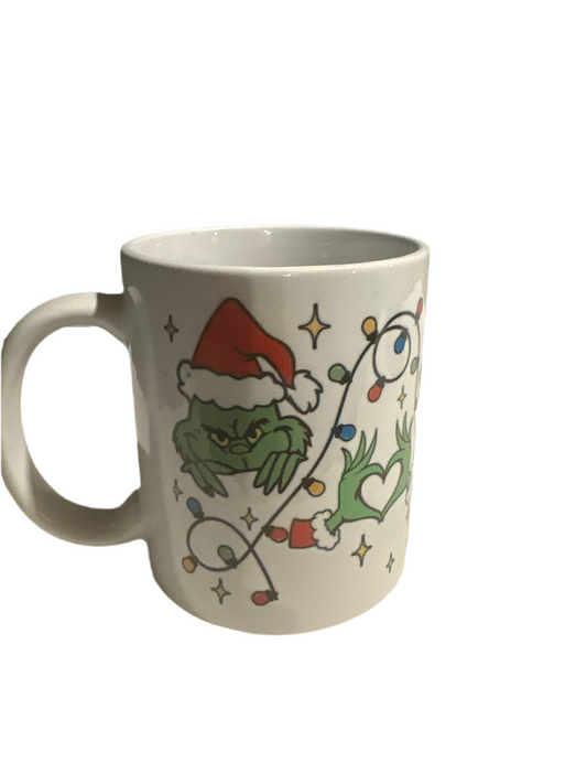 Grinch Christmas coffee mug
